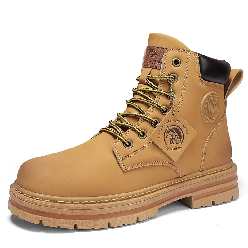 Bota Coturno Masculina de Couro - Alpha High