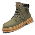 Bota Coturno Masculina de Couro - Alpha High