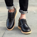 Tênis Masculino em Couro Aumenta Altura - Elevator Business