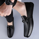 Sapato Mocassim Social Masculino de Couro - Lucca