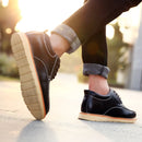 Tênis Masculino em Couro Aumenta Altura - Elevator Business