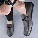 Sapato Mocassim Social Masculino de Couro - Lucca