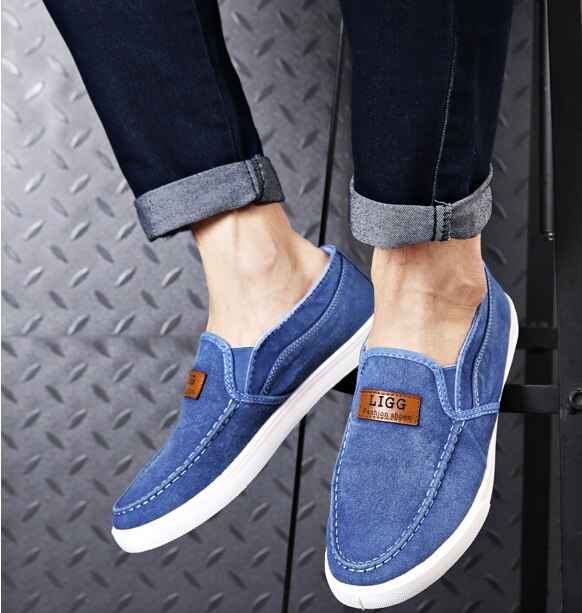 Sapato Casual Mocassim Masculino - Denim Lux